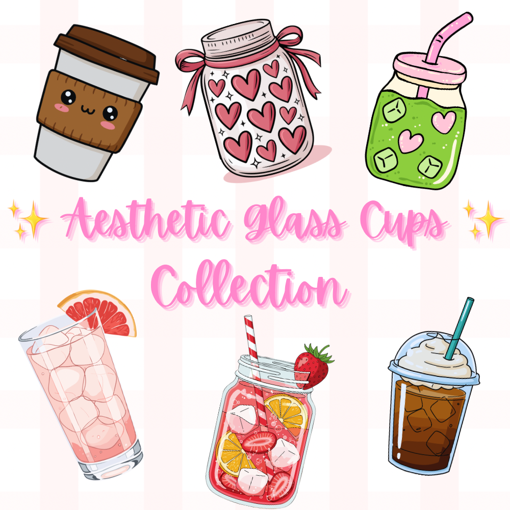 Aesthetic Glass Cups